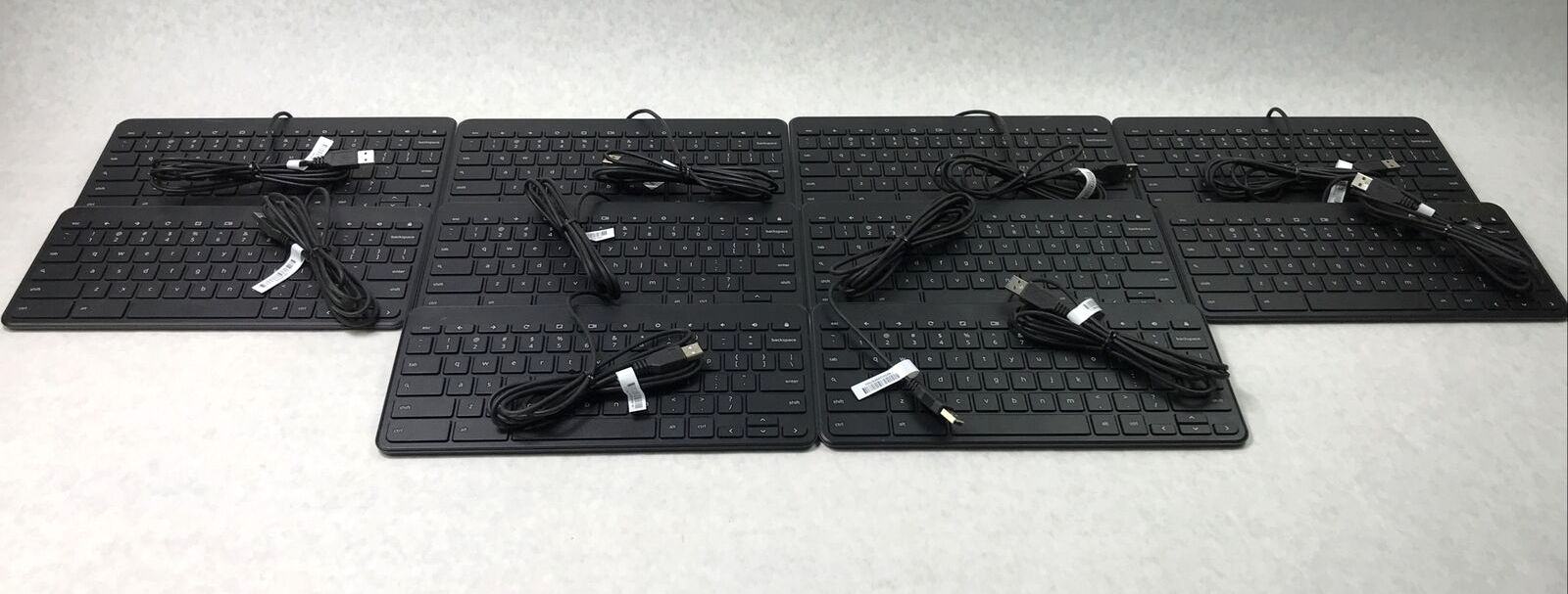 HP UH0U Keyboard USB Wired (Lot of 10)