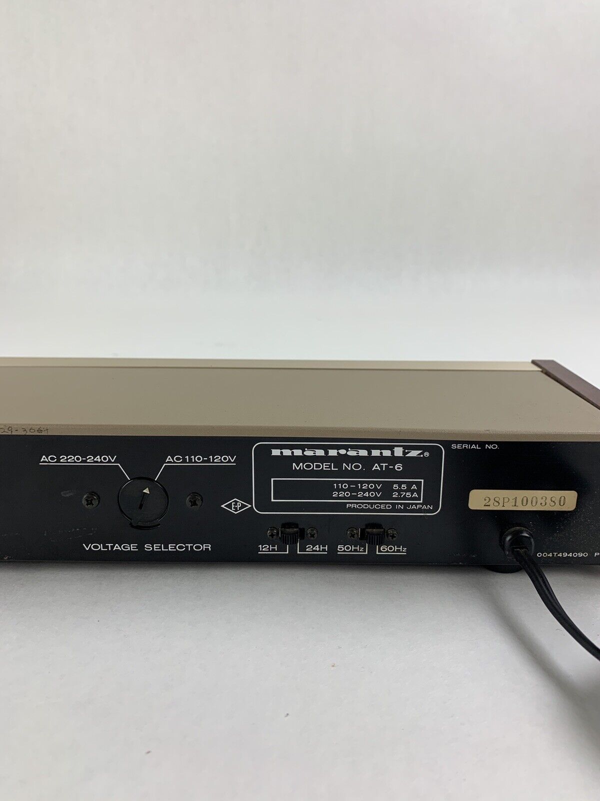 Vintage Marantz AT-6 Audio Timer Tested