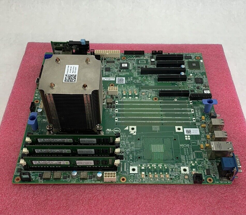 Dell Poweredge T320 Motherboard Xeon ES-2407 2.2 GHz 12GB RAM No I/O Shield