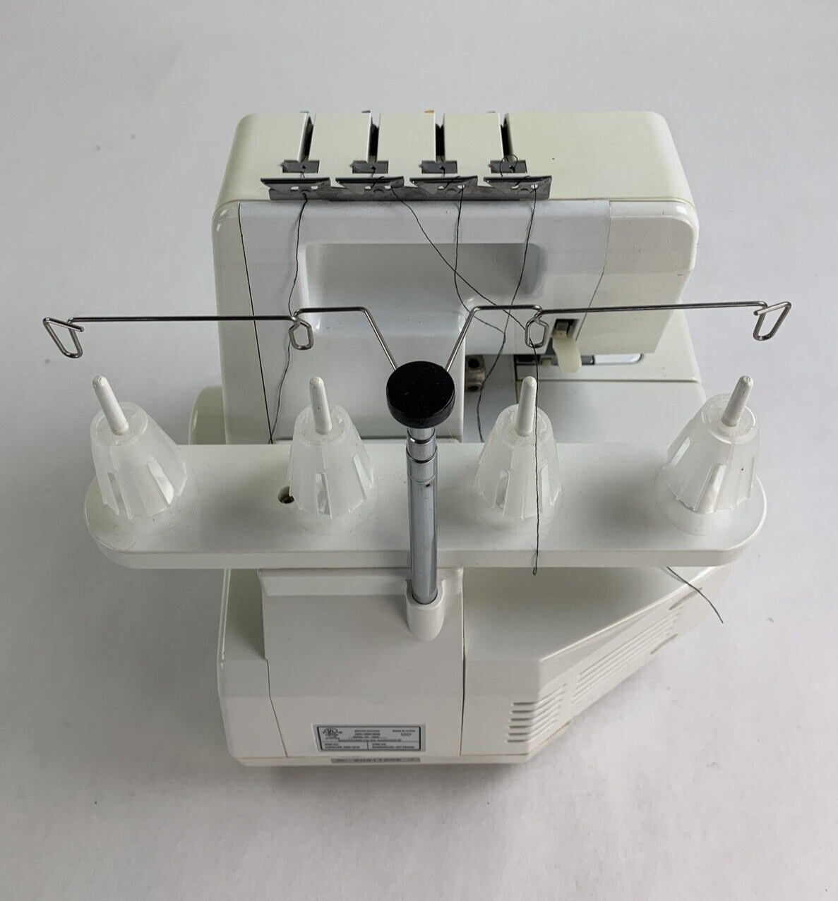 White Superlock W2500 Sewing Machine No Power Cord Untested