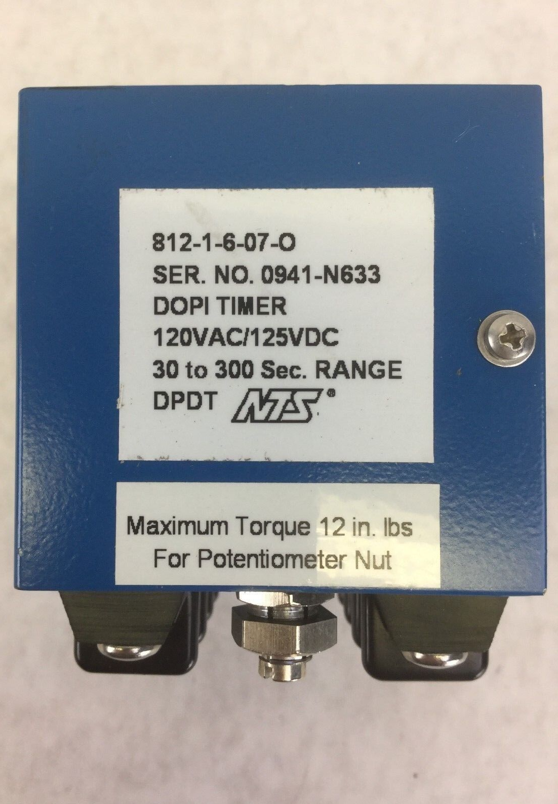 NTS 812-1-6-07-O DOPI Timer