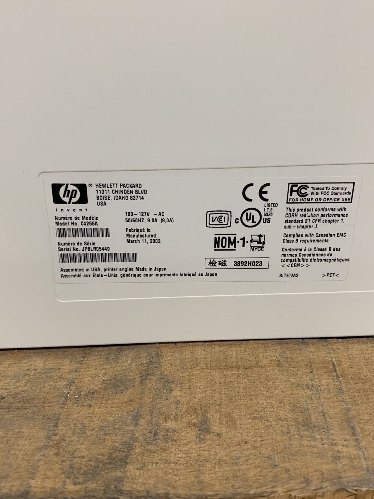 HP LaserJet 8150N Series Workgroup Laser Printer Tested