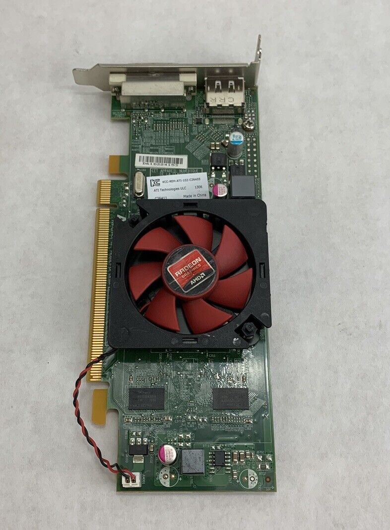 Dell 00WH7F AMD Radeon HD6450 1GB GDDR3 DVI DP Low Profile GPU (Lot of 3)