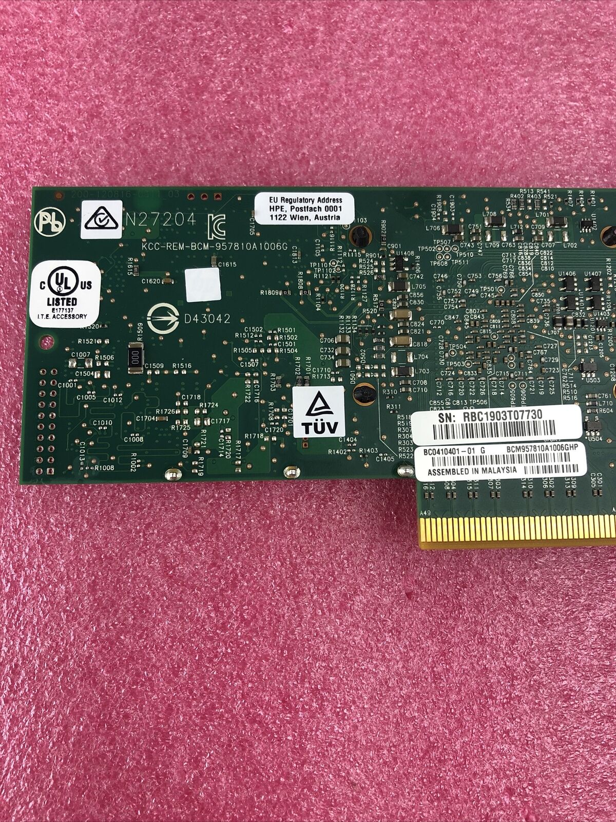 HPE Ethernet 10GB 2P 530SFP 652501-001