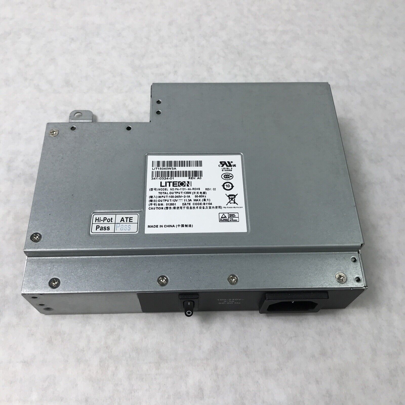 Liteon LA-1131-4A-R0HS 135W 240V 11.3A Power Supply