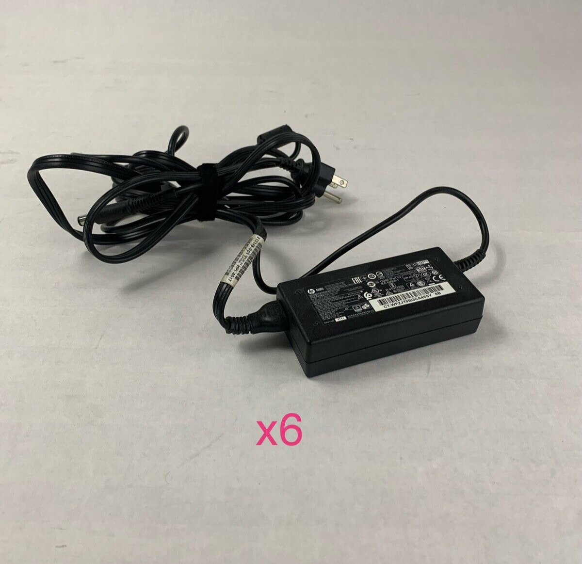 Lot of 6 HP Model TPC-CA58 19.5V 3.33A 65W AC Adapter