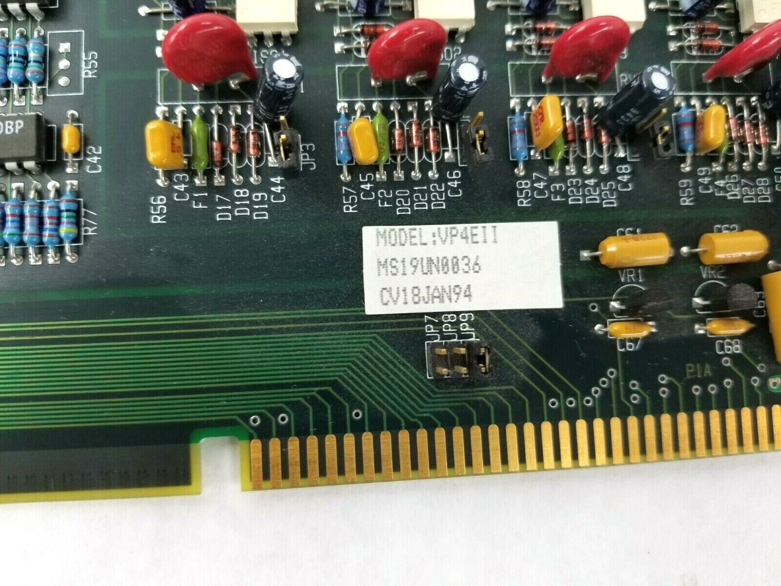 Teleco VP4EII-A MS19UN0036 17841 8-BIT ISA Card