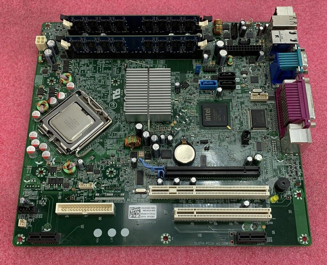 Dell F428D Optiplex 960 Motherboard Intel Core 2 Duo E8500 3.16GHz 4GB RAM