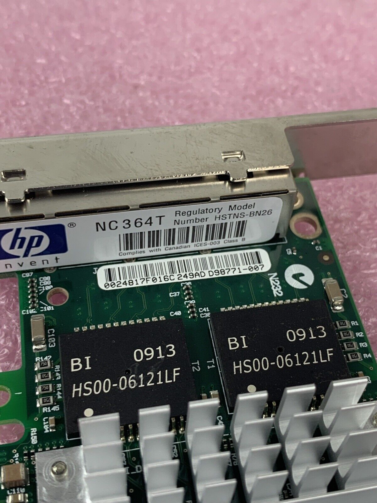 HP Quad Port Server Adapter PCI-E 435506-003 HSTNS-BN26 Tested