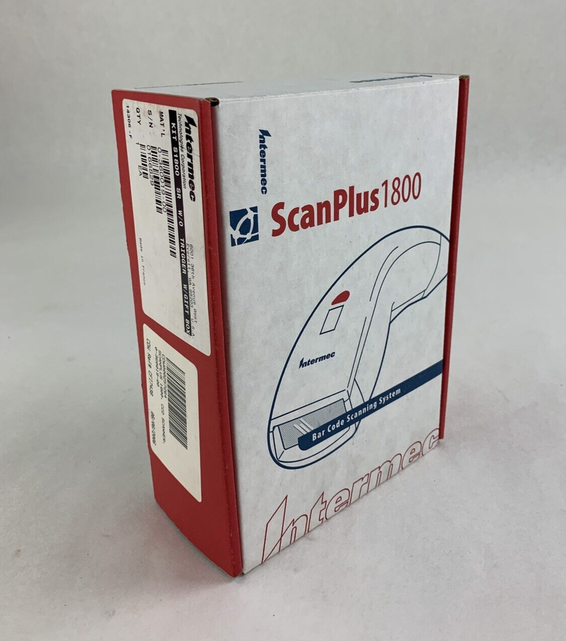 Box Opened Intermec ScanPlus S1800  Barcode Scanner 0-360019-01