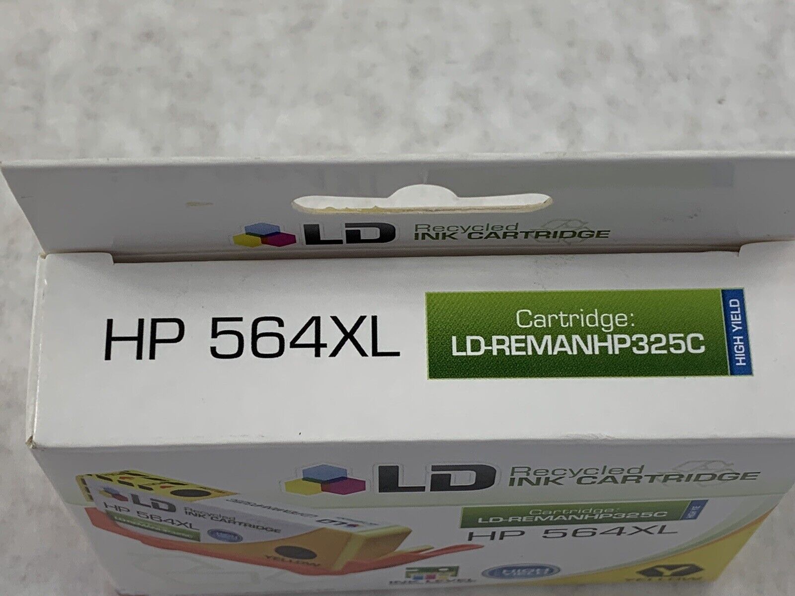 LD Yellow Ink Cartridge for HP 564XL   Factory Sealed