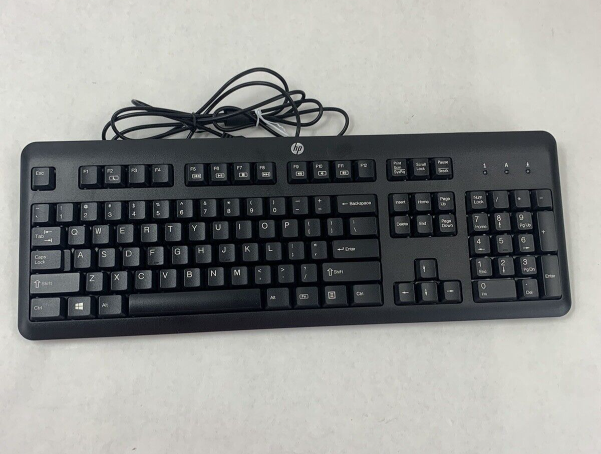 Lot 2 HP USB Wired Keyboard Model KU-1156