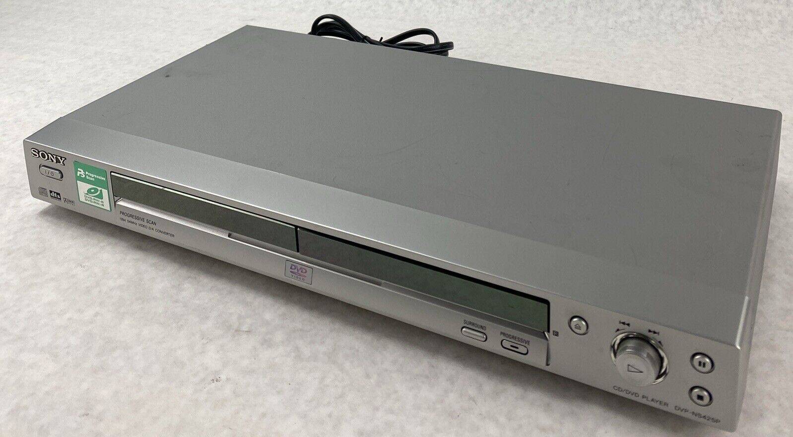 Sony DVP-NS425P DVD CD Player 12bit 54MHz Video D/A Converter TESTED