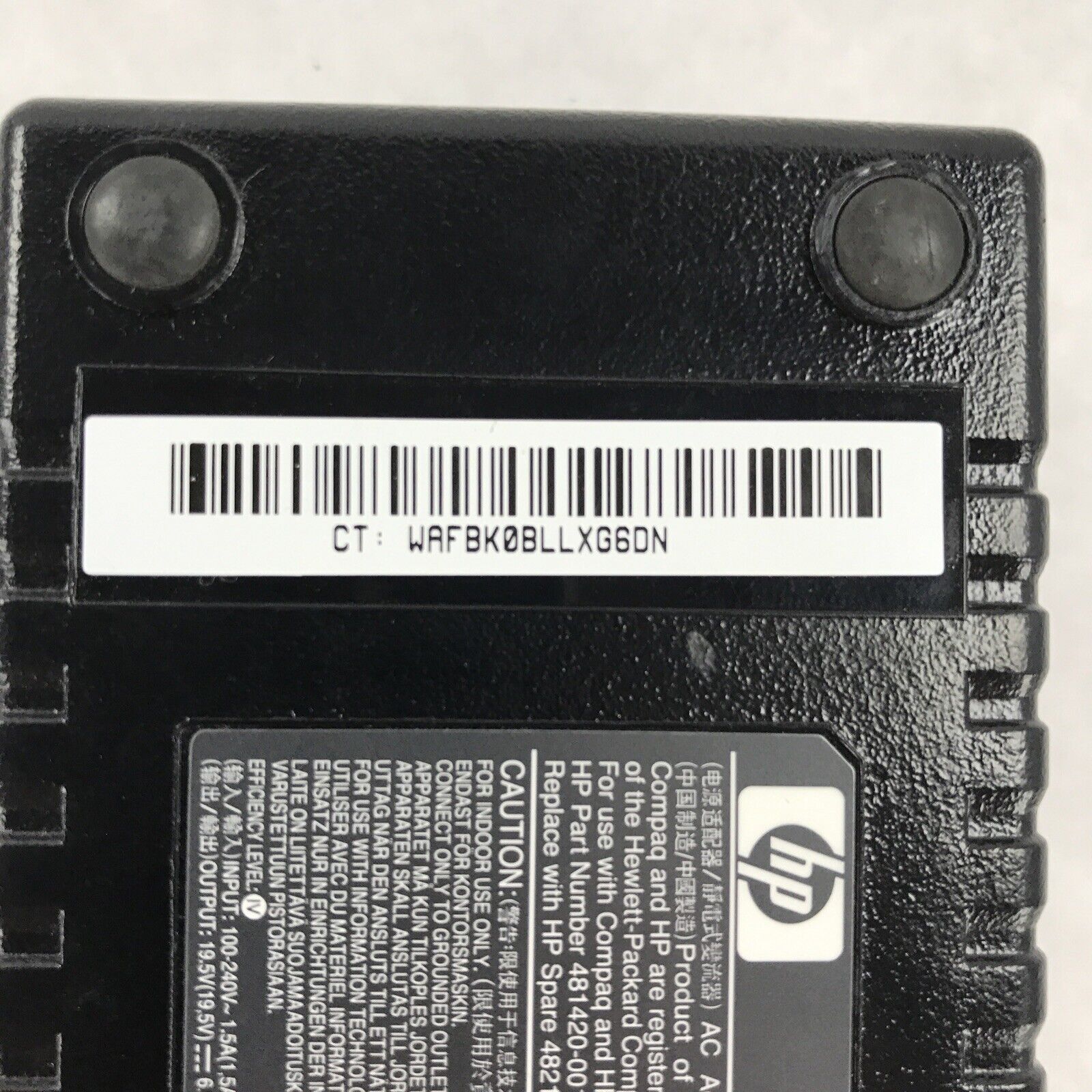 HP HSTNN-LA01 19.5V 6.9A 60Hz 481420-001 AC Adapter PA-1131-06HF