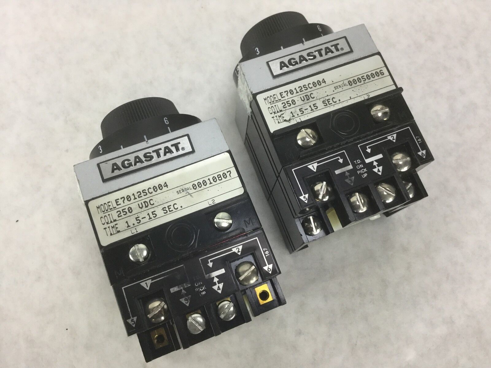 Agastat E7012SC004 Relay, Lot of 2, Untested