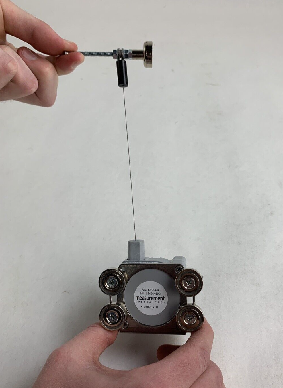 Measurement Specialties SPD-4-3 Rope Displacement Sensor Position