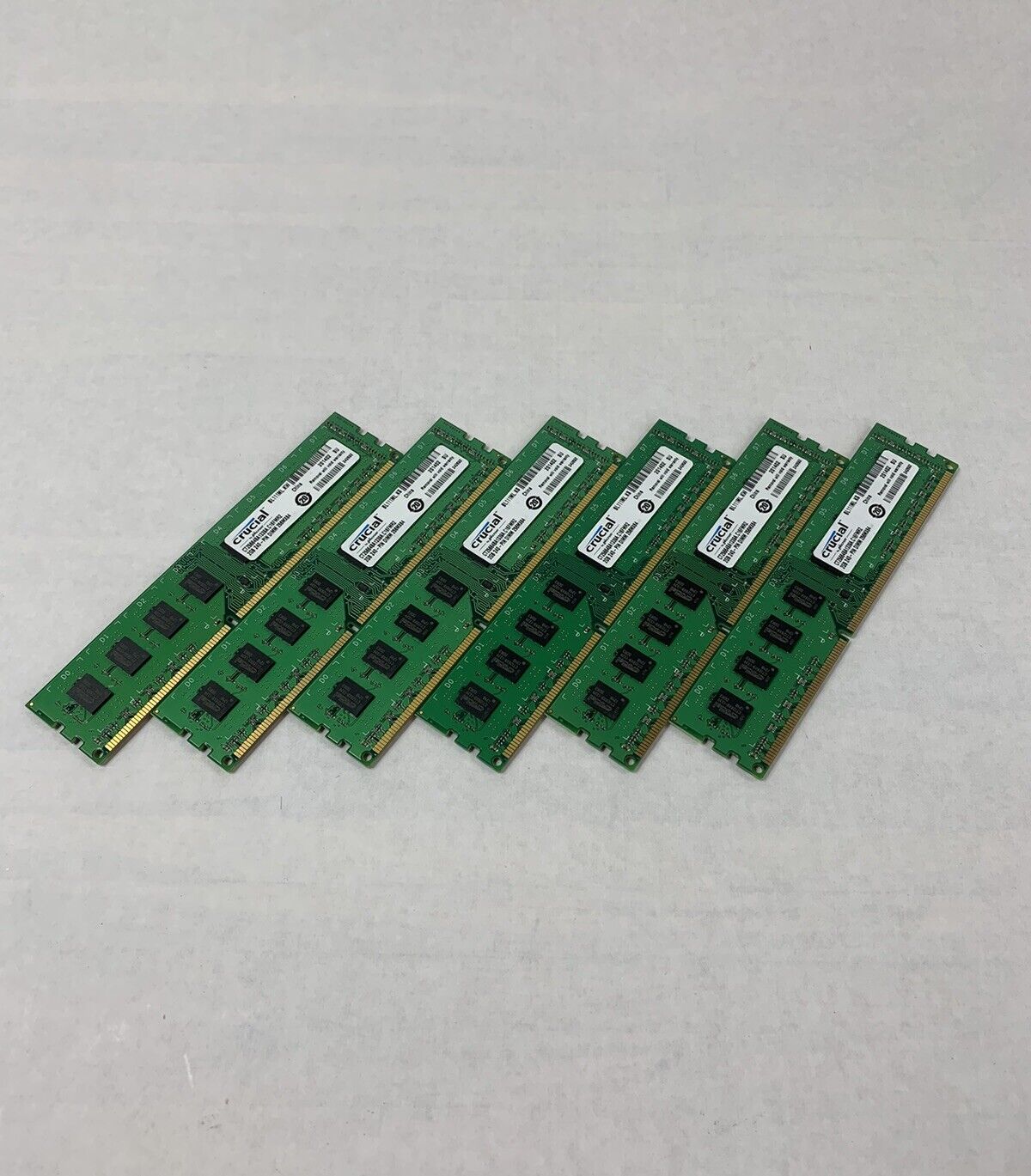 Crucial 2GB 240-Pin DIMM 256MX64 Memory CT25664BA1339A.C16FMR2 (Lot of 6)