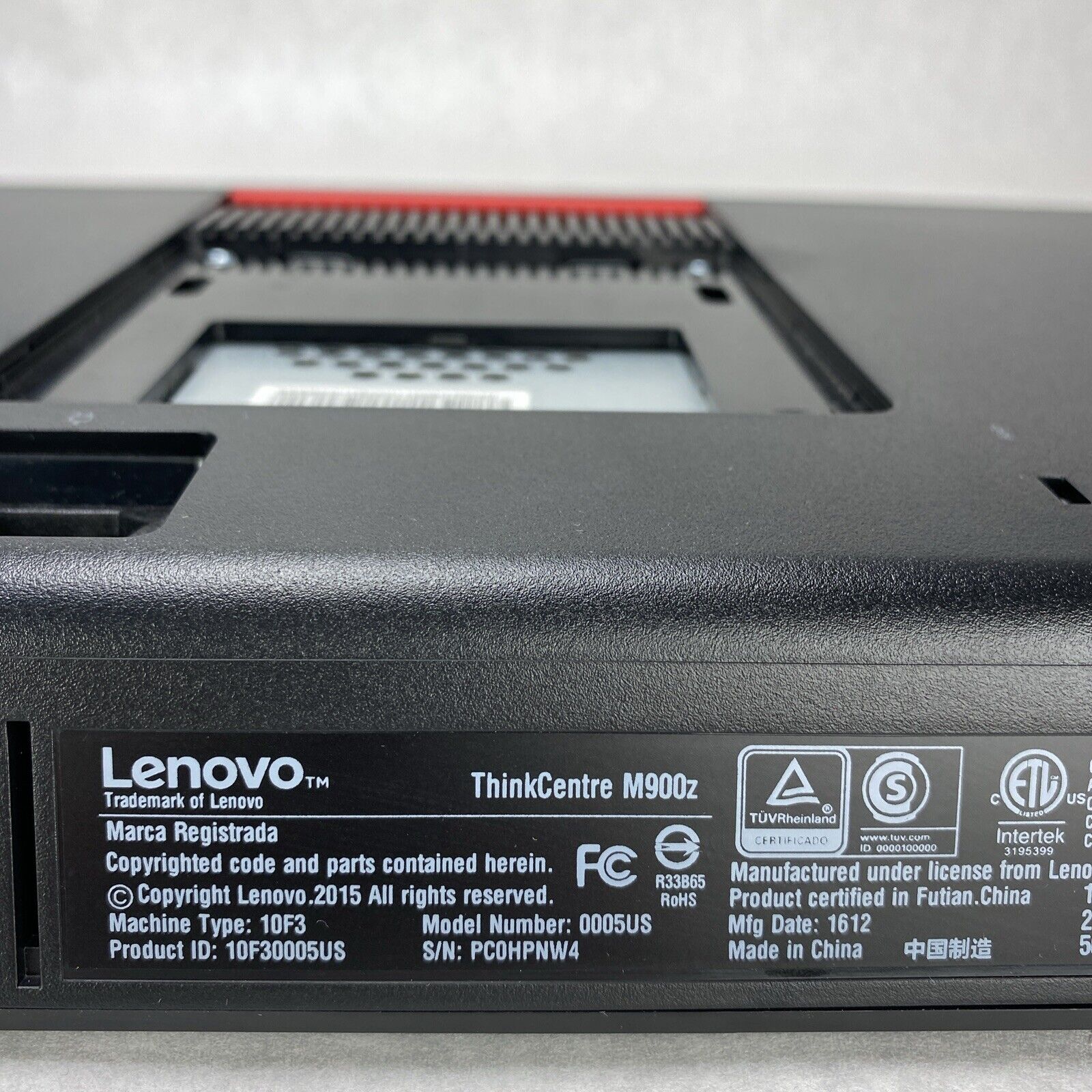 Lenovo ThinkCentre M900z 23.8" AIO Core i5-6500 3.20GHz 8GB RAM No STAND HDD OS