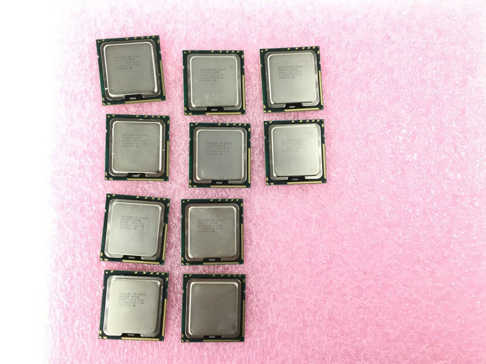 Intel Xeon E5640 SLBVC 2.66GHz LGA1366 Quad Core Server Processor (Lot of 10)