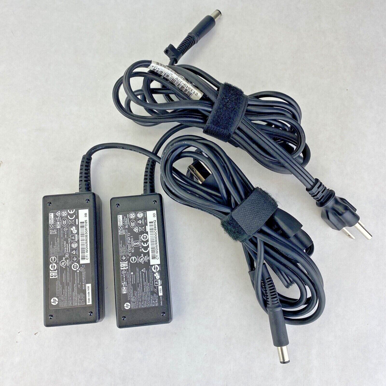 HP 744481-002 AC Adapter Power Supply 7.4mm*5.0mm 45W 19.5V 2.31A (Lot of 2)