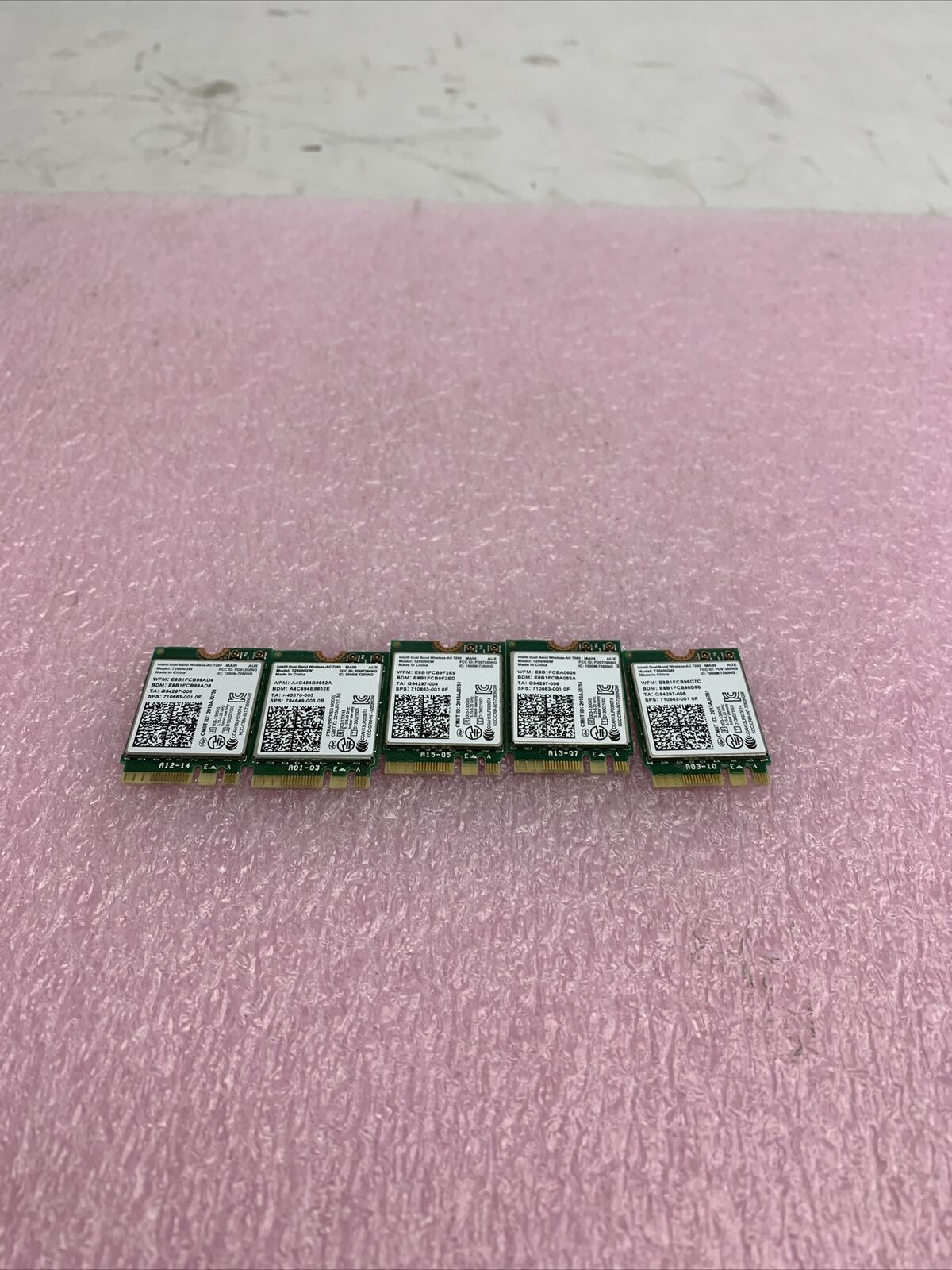 Intel Dual Band Wireless-AC 7260 (Lot of 5)