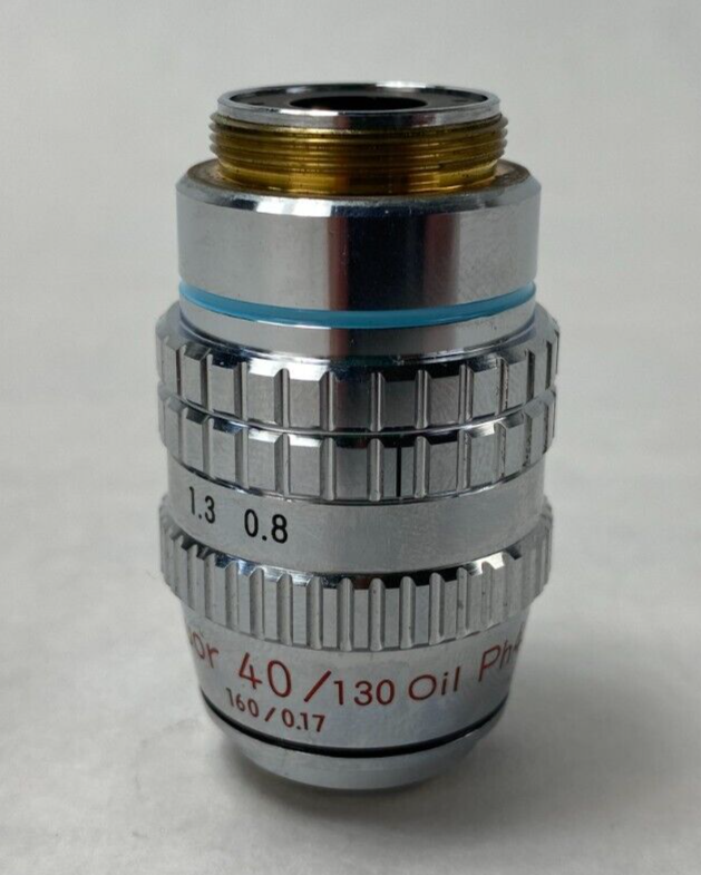 Nikon Fluor 40x 1.30 Oil Ph4DL 160/0.17 Microscope Objective Lens