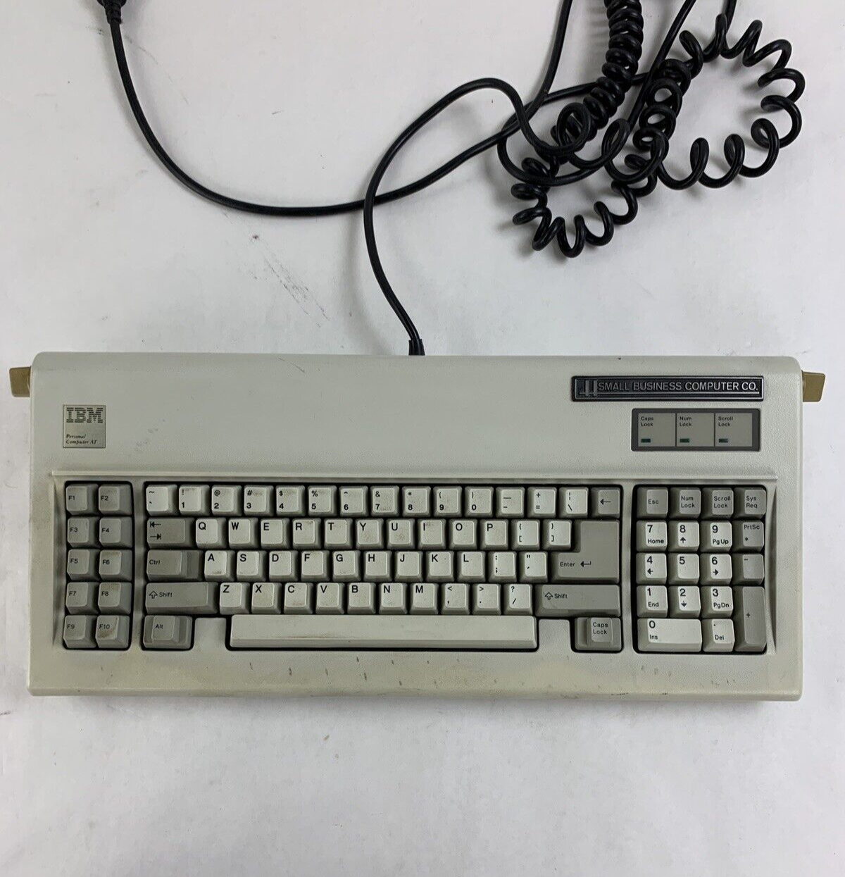 Vintage IBM Personal Computer AT Mechanical Spring Clicky Keyboard Tested