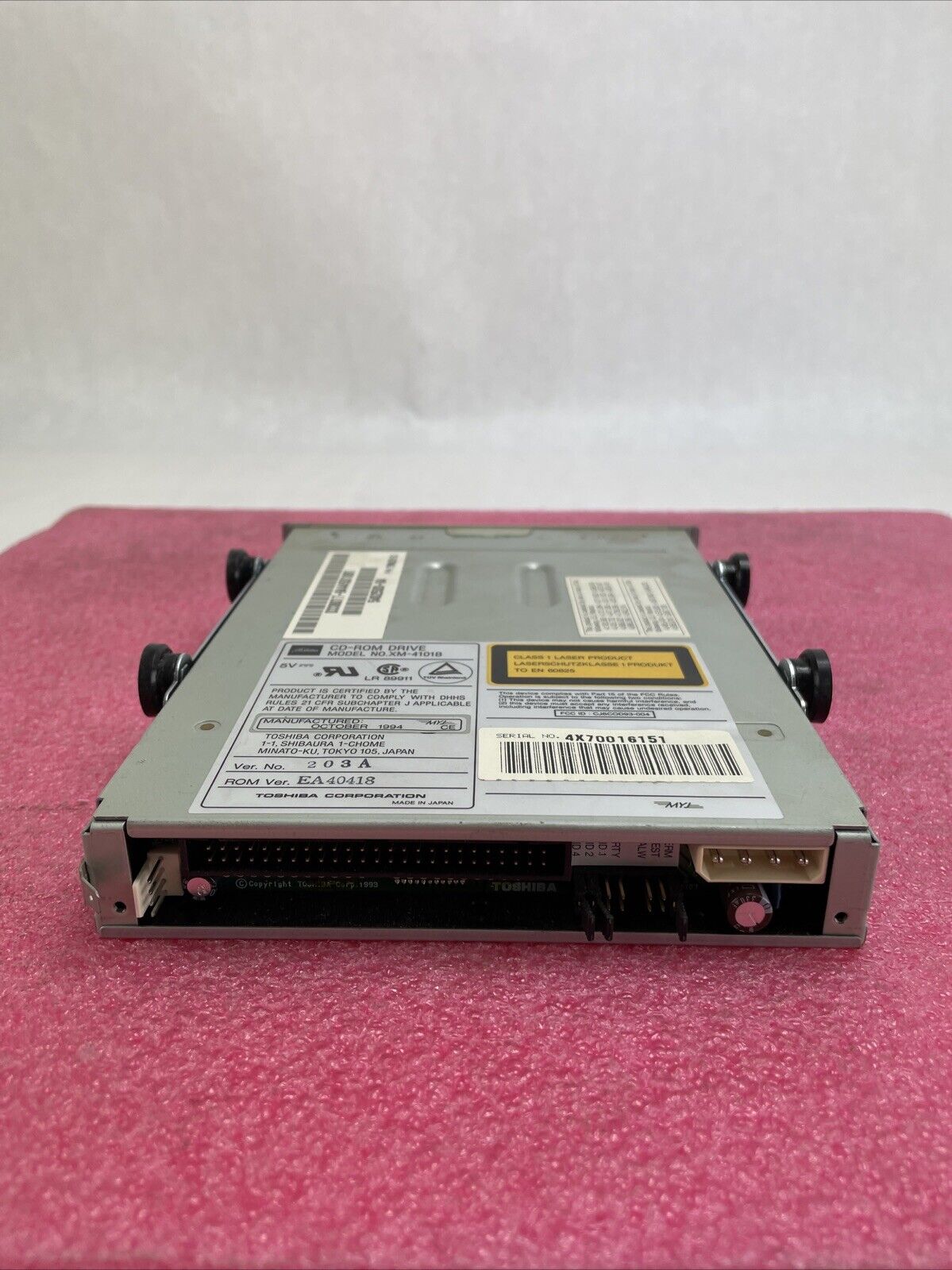 Toshiba (XM-4101B) 50-PIN SCSI 4X CD-ROM DRIVE