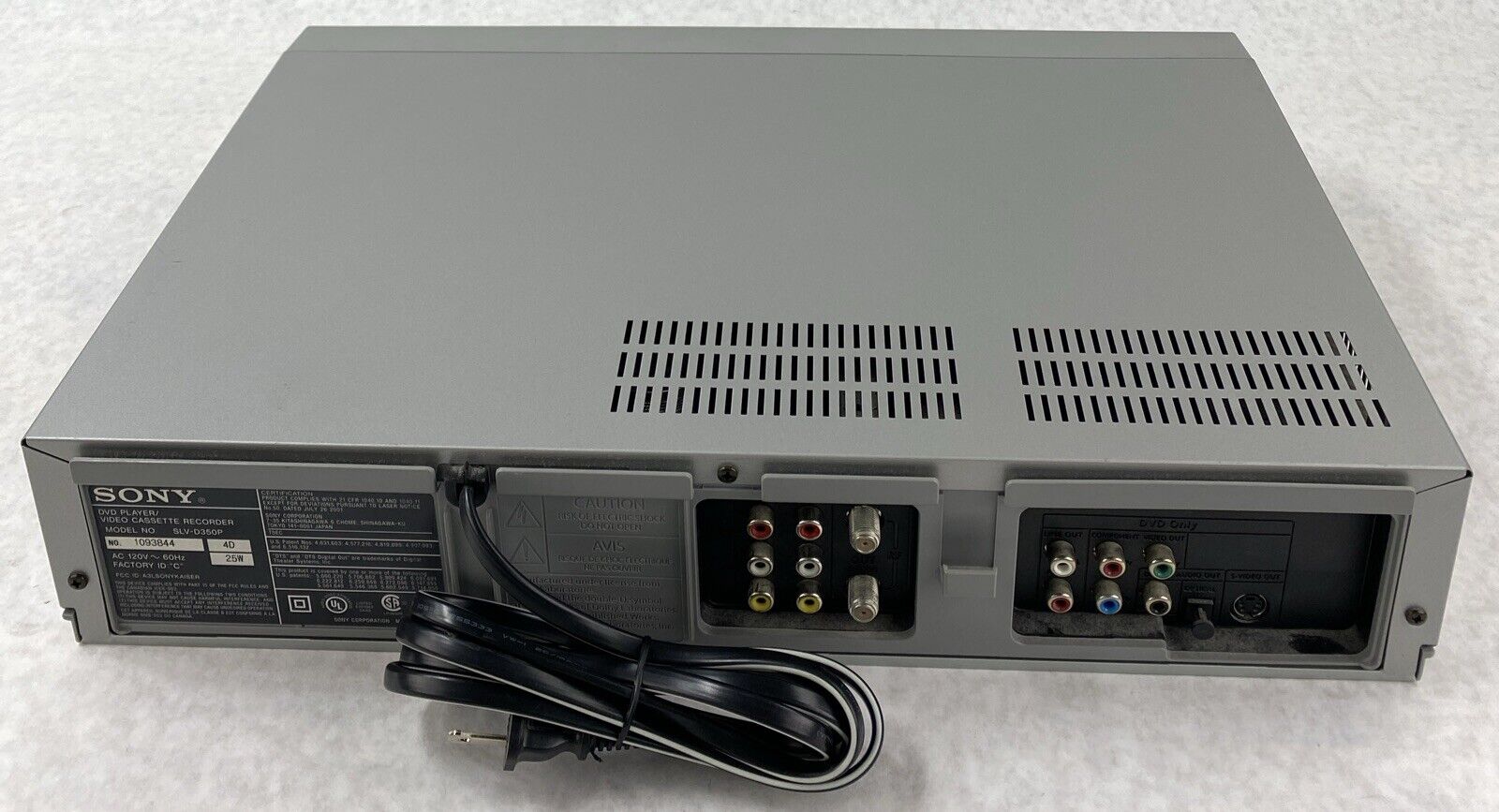 Sony SLV-D380P DVD/VCR Combo on sale with Remote