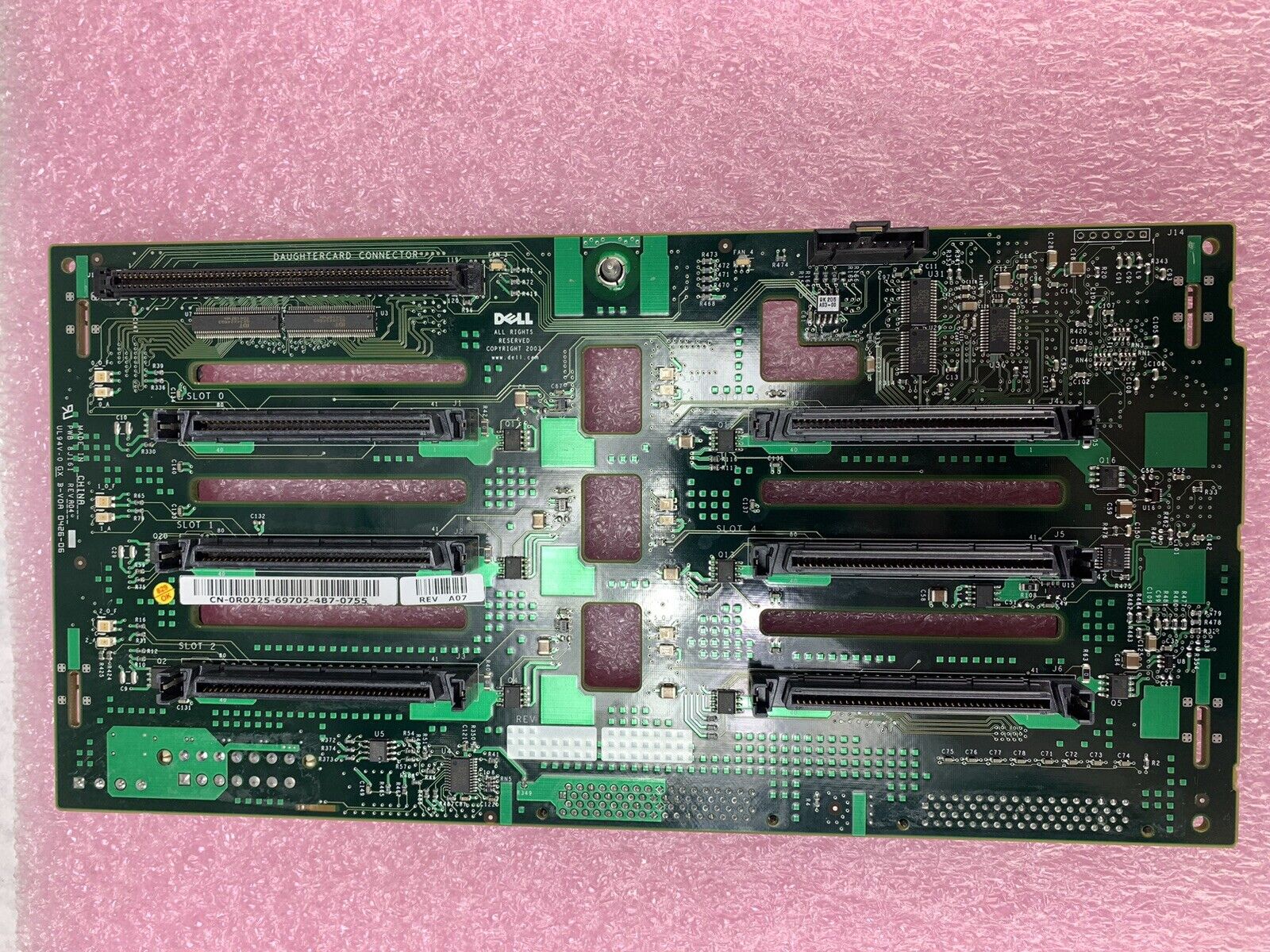 Dell PowerEdge 2600 Backplane R0225 REV A07