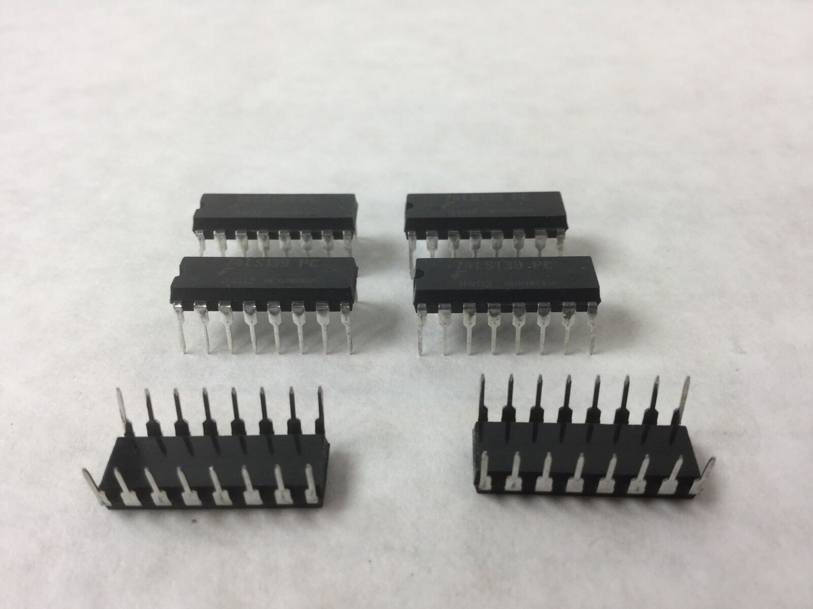 F 74LS139 PC, 16 Pin Dip (Lot of 6) NEW