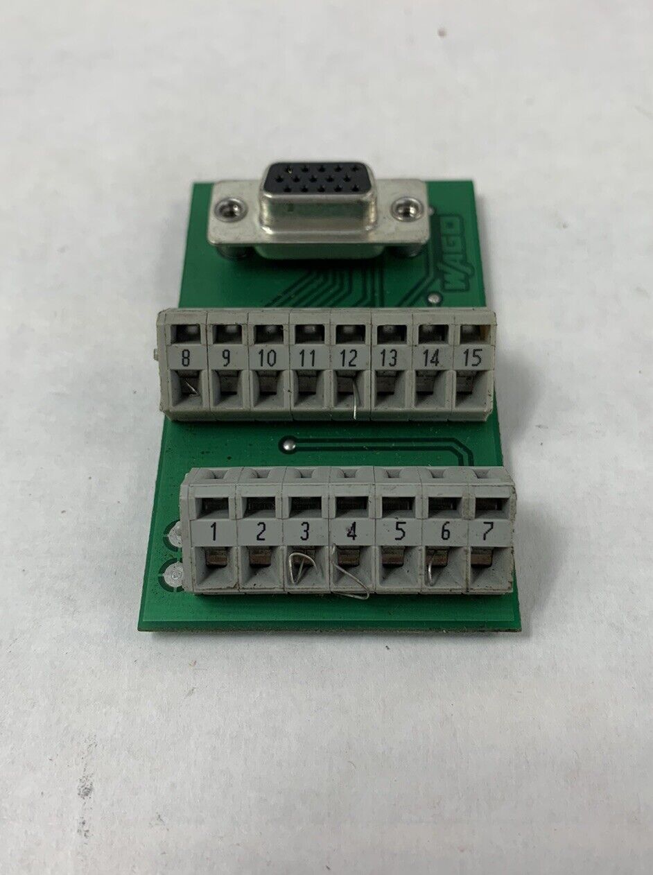 WAGO 50036611 15 Pin Hi-Density D-Sub PCB-164 Jet 3502 Connector