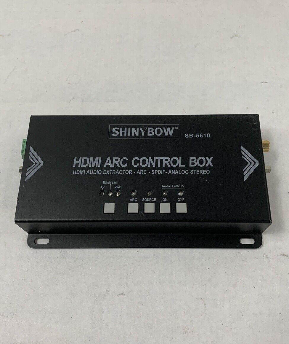 Shinybow SB-5610 HDMI Audio Extractor-ARC-SPDIF-Analog Stereo Control Box