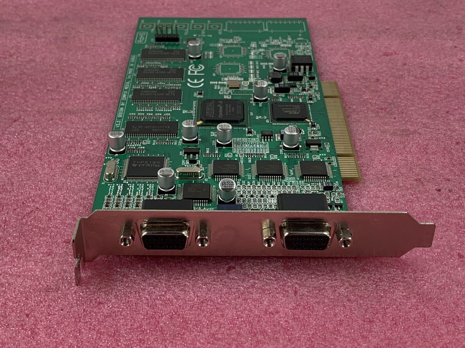 Compix Media Inc. GenVGA4-SA-176 PCI Interface Card ALLCG V3.3 RoHS