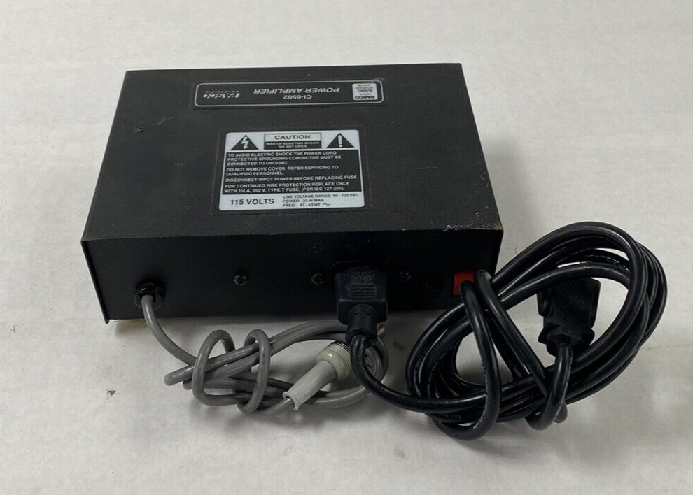 Pasco Scientific CI-6502 Power Amplifier with Power Cord Power Tested