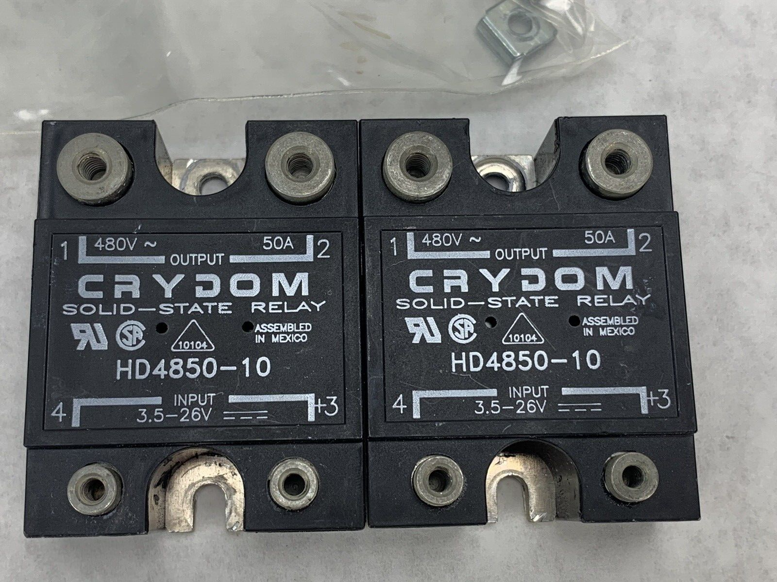 Lot of 2 CRYDOM Solid State Relay HD4850-10