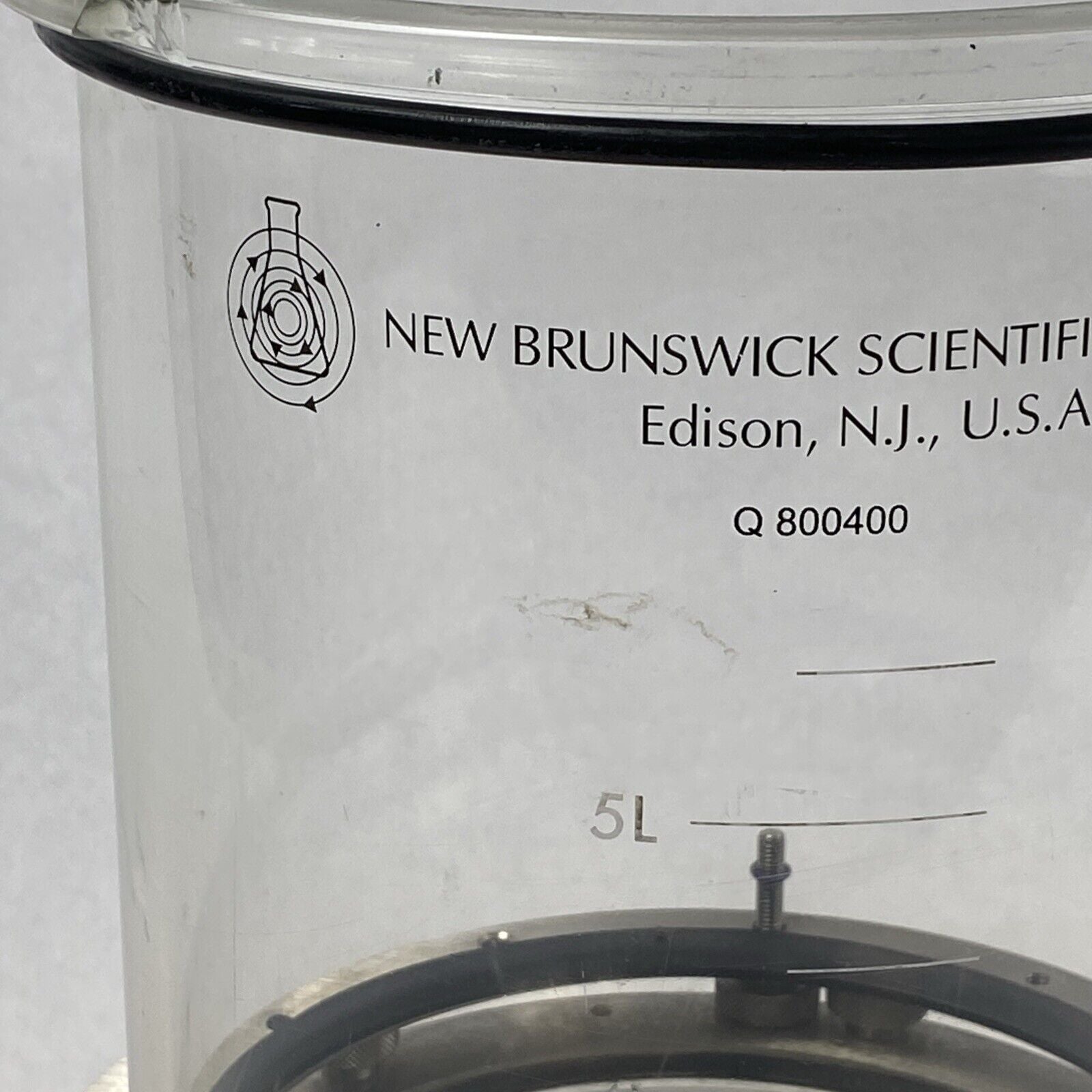 New Brunswick Scientific Q800400 5L Liter Glass Vessel Bioreactor