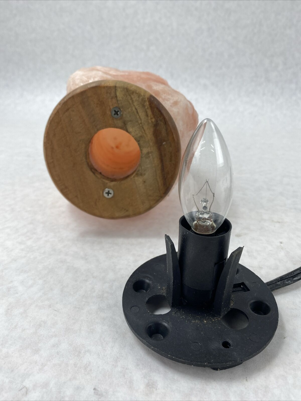 Salt Lamp Himalayan Pink Dimmer Switch 40W 7.3 lbs 8" Height 5.5" Diameter