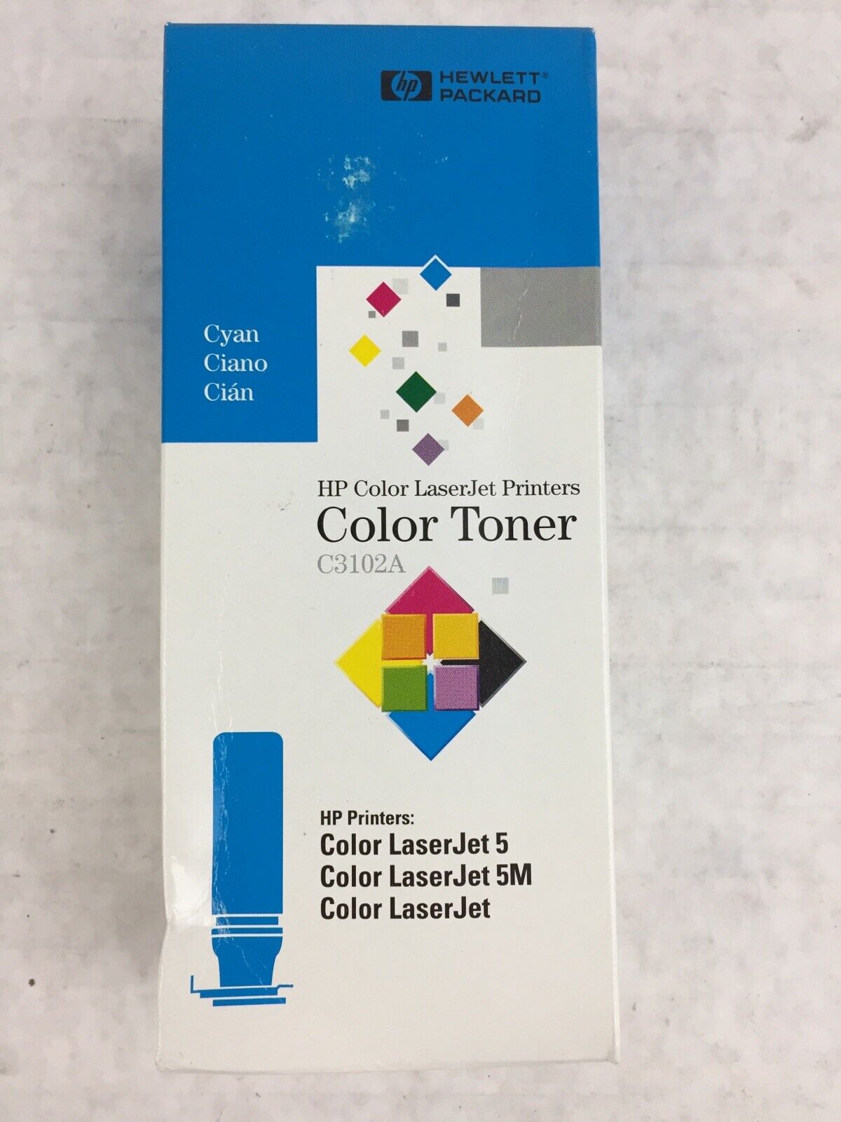 HP Color LaserJet Printers Color Toner C3102A Cyan Color LaserJet 5 (Lot of 4)