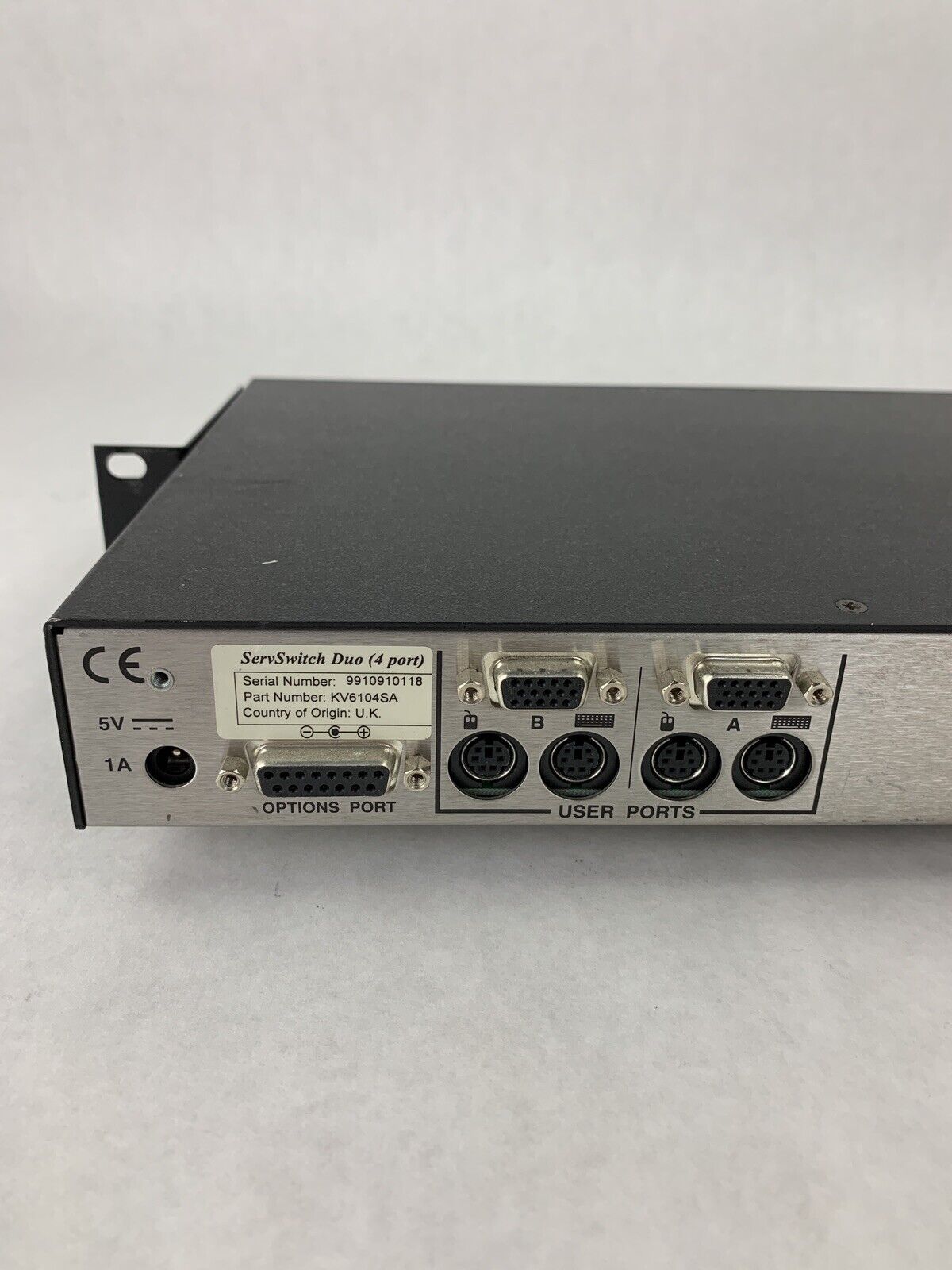 Black Box ServSwitch Duo KV6104SA 2 4 Channel Tested