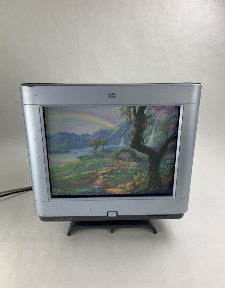 HP Pavilion mx703 PE1168 17" CRT Color VGA Computer Monitor Retro Gaming Tested