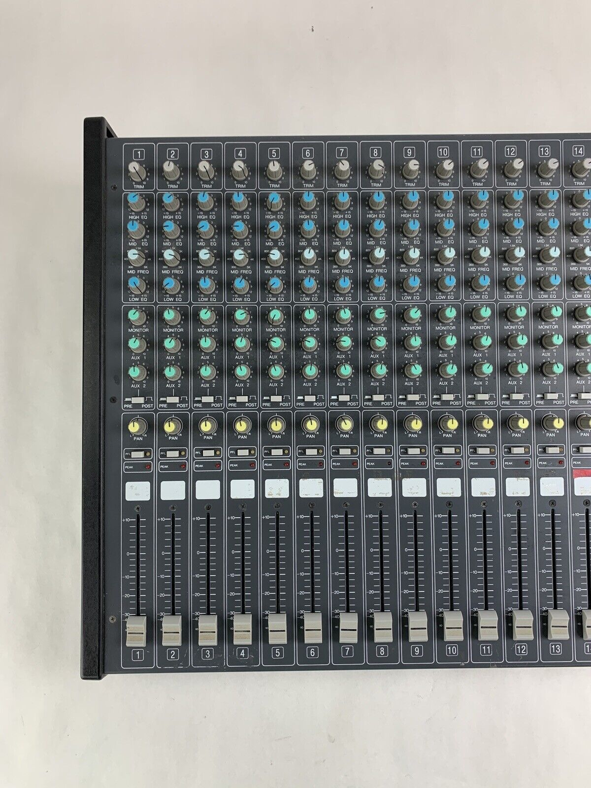 EV Electro Voice BK-1642 16-Channel Pro Stereo Mixer Tested w/ Bad Meters