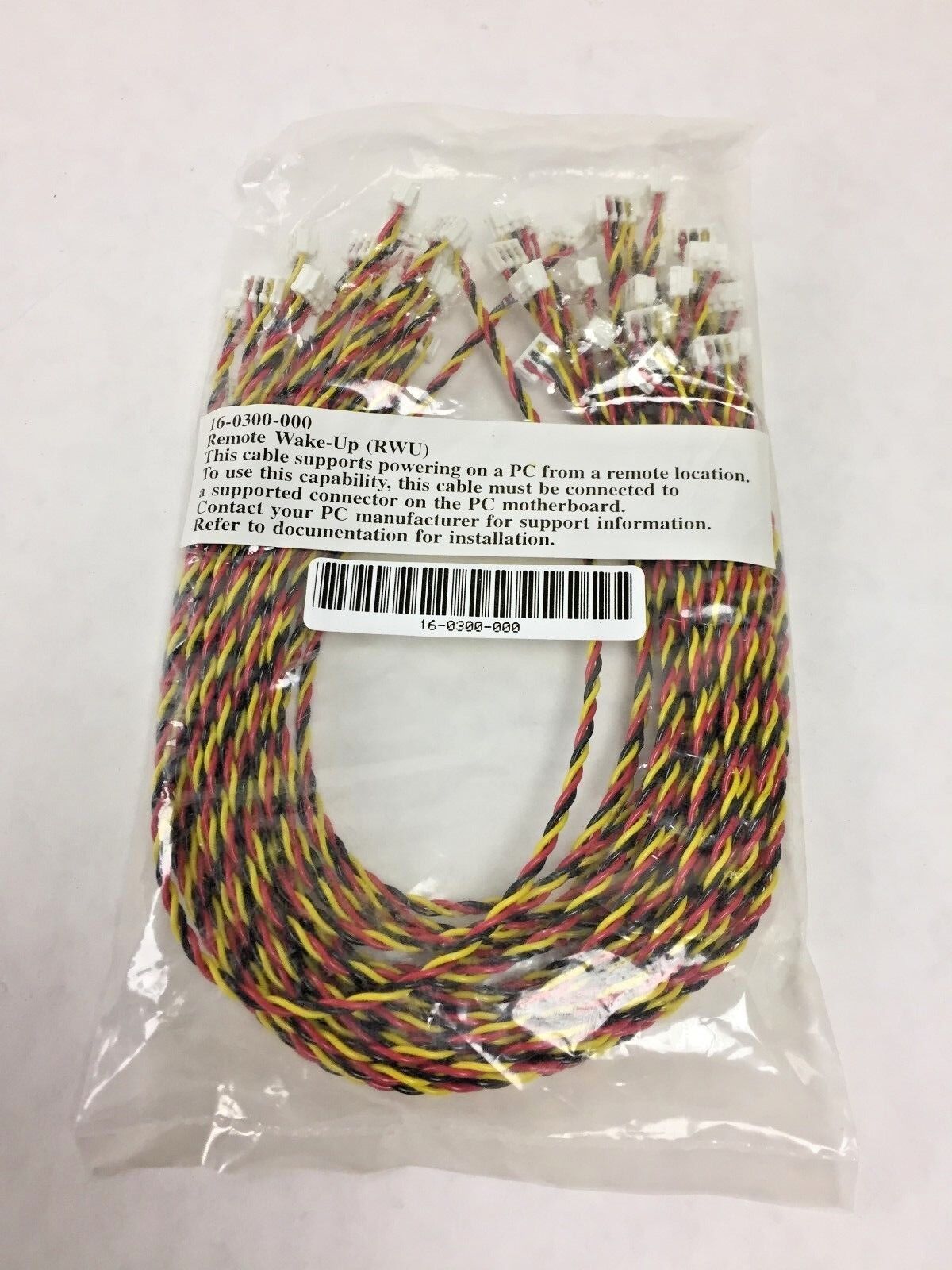 Remote Wakeup Call Cables 2 Inch 16-0300-000 RWU 3-Pin (Lot of 21)