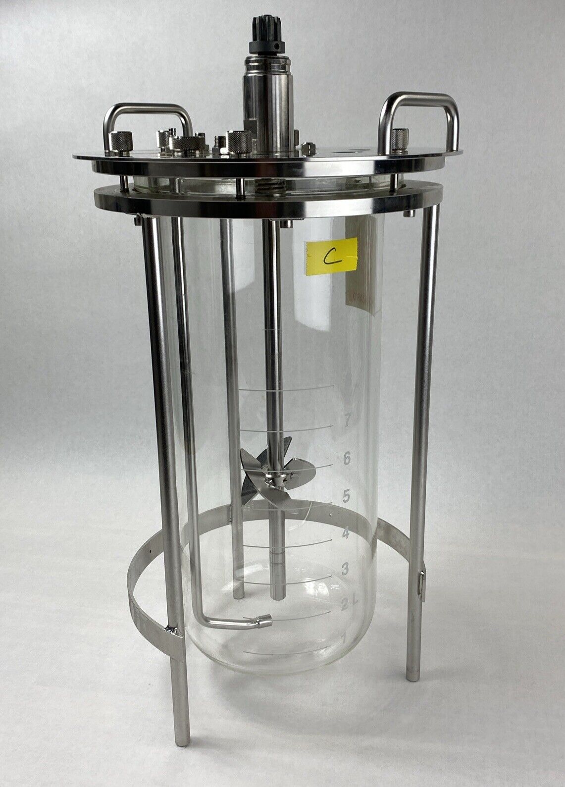 Sartorius 8L Liter Glass Vessel Bioreactor G-5215