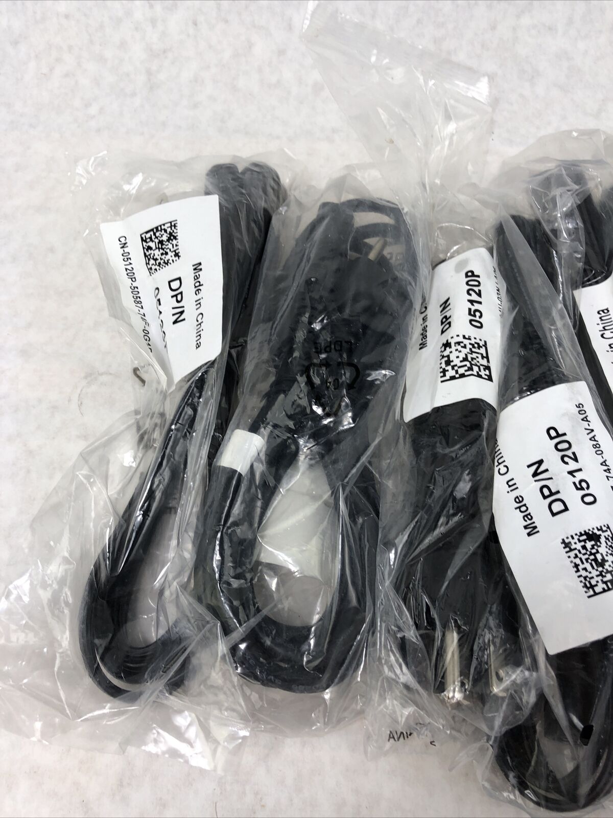 DELL 05120P Power Cable 6ft - Black (Lot of 10)