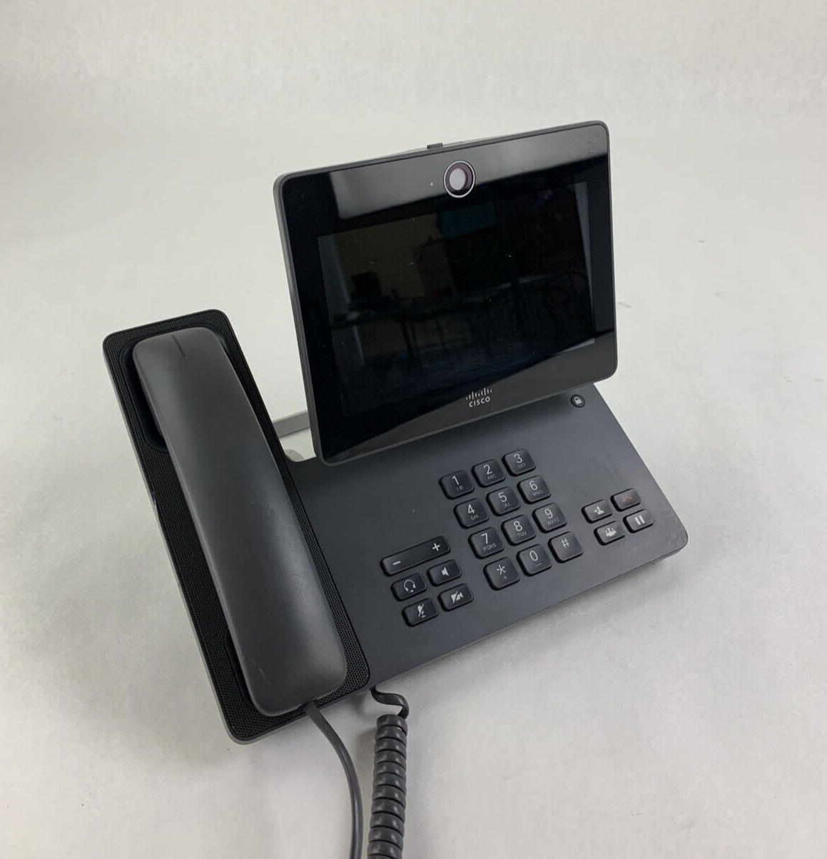 Cisco DX650 IP Phone CP-DX650-K9 VoIP SIP Phone W/ Stand & Handset Tested Reset