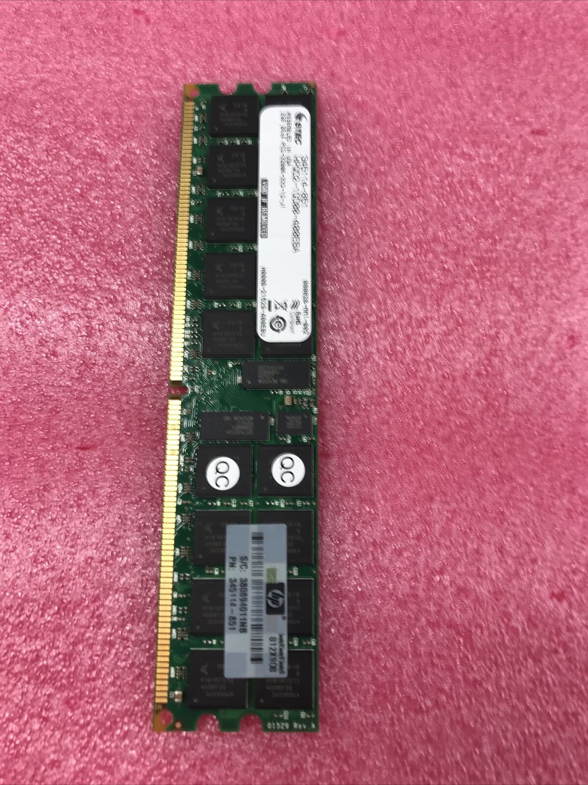 (Lot of 16) Stec 2GB Ram 345114-851 2Rx4 PC2