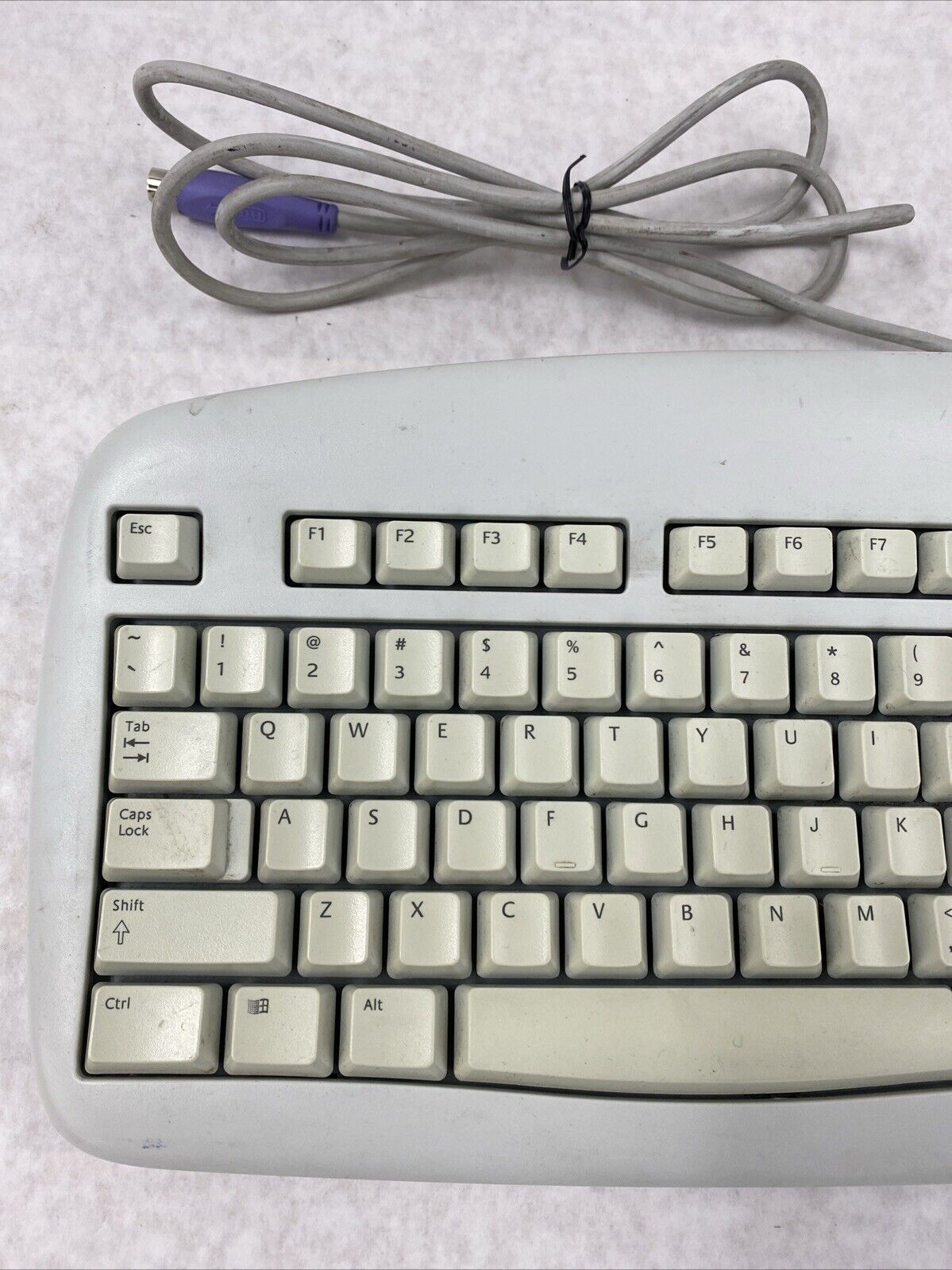 Logitech Y-SG13 867091-1100 Corded Deluxe Access Keyboard Vintage PS2 PS/2 WORKS