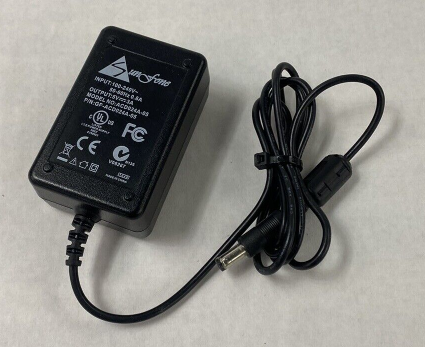 Sunfone ACD024A-05 P/N: GP-ACD025A-05 5V 3A AC Adapter