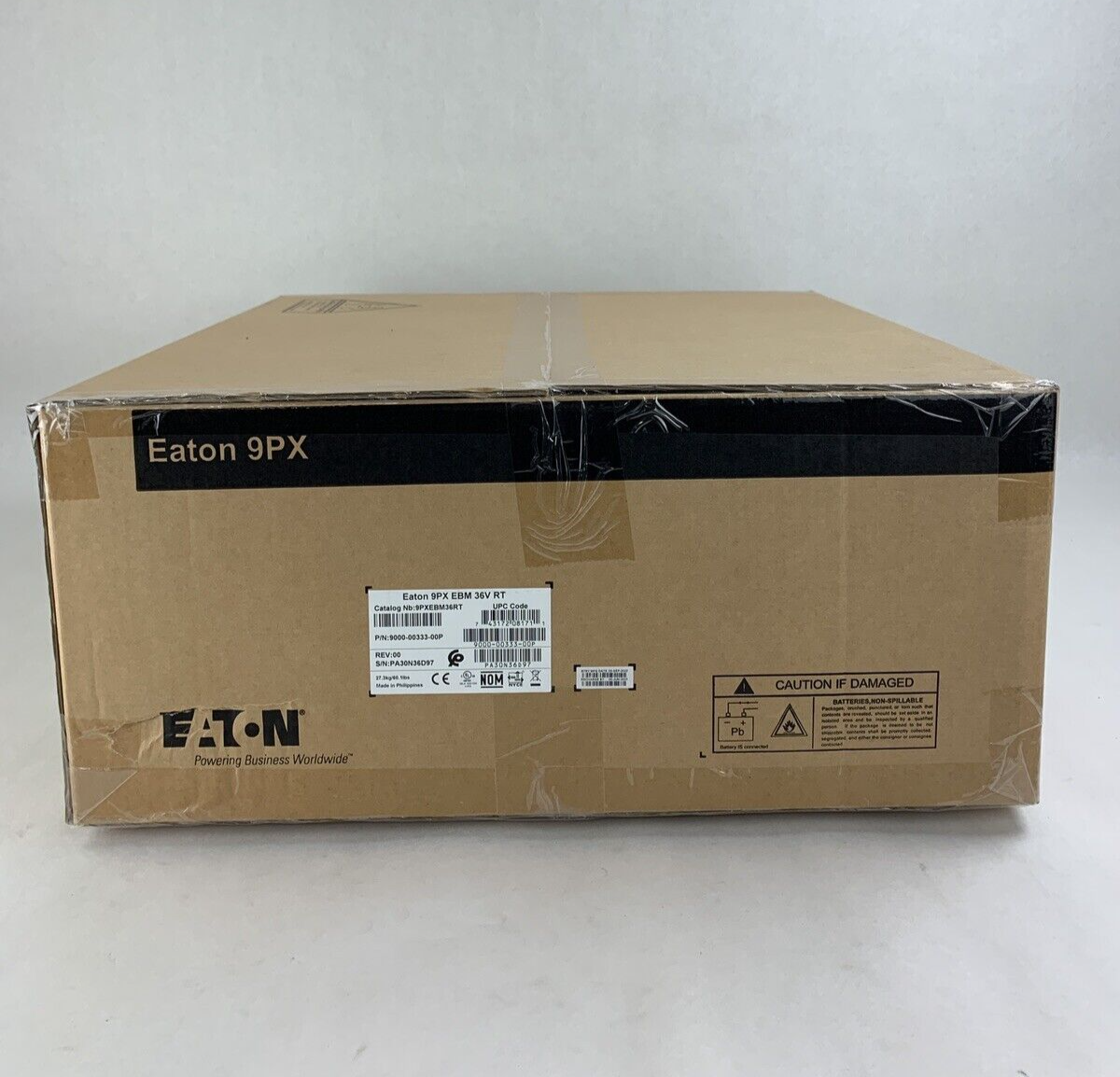 Eaton 9PXEBM36RT UPS 9PX EBM 36V RT External Battery Module New Box Opened